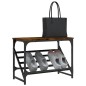 vidaXL Schuhregal Räuchereiche 60x30x45 cm Holzwerkstoff vidaXL Schuhregal Räuchereiche 60x30x45 cm Holzwerkstoff
