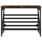 vidaXL Schuhregal Räuchereiche 60x30x45 cm Holzwerkstoff vidaXL Schuhregal Räuchereiche 60x30x45 cm Holzwerkstoff
