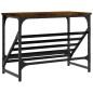 vidaXL Schuhregal Räuchereiche 60x30x45 cm Holzwerkstoff vidaXL Schuhregal Räuchereiche 60x30x45 cm Holzwerkstoff