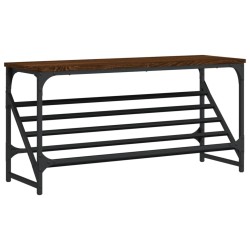 vidaXL Schuhregal Braun Eichen-Optik 90x30x45 cm Holzwerkstoff