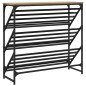 vidaXL Schuhregal Sonoma-Eiche 90x30x85 cm Holzwerkstoff vidaXL Schuhregal Sonoma-Eiche 90x30x85 cm Holzwerkstoff