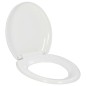 vidaXL Toilettensitz mit Absenkautomatik und Quick-Release-Design Weiß vidaXL Toilettensitz mit Absenkautomatik und Quick-Release-Design Weiß