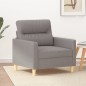 vidaXL Sofasessel Taupe 60 cm Stoff vidaXL Sofasessel Taupe 60 cm Stoff
