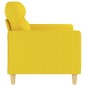 vidaXL 2-Sitzer-Sofa Hellgelb 120 cm Stoff vidaXL 2-Sitzer-Sofa Hellgelb 120 cm Stoff