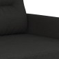 vidaXL 2-Sitzer-Sofa Schwarz 140 cm Stoff vidaXL 2-Sitzer-Sofa Schwarz 140 cm Stoff