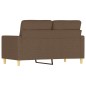 vidaXL 2-Sitzer-Sofa Braun 120 cm Stoff vidaXL 2-Sitzer-Sofa Braun 120 cm Stoff