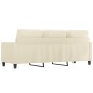vidaXL 3-Sitzer-Sofa Creme 180 cm Kunstleder vidaXL 3-Sitzer-Sofa Creme 180 cm Kunstleder
