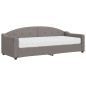 vidaXL Tagesbett mit Matratze Taupe 80x200 cm Stoff vidaXL Tagesbett mit Matratze Taupe 80x200 cm Stoff