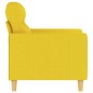 vidaXL Sofasessel Hellgelb 60 cm Stoff vidaXL Sofasessel Hellgelb 60 cm Stoff