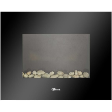 Qlima Elektroheizung in Kaminoptik EFE 2018 1800 W Schwarz