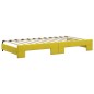 vidaXL Tagesbett Ausziehbar mit Schubladen Gelb 100x200 cm Samt vidaXL Tagesbett Ausziehbar mit Schubladen Gelb 100x200 cm Samt