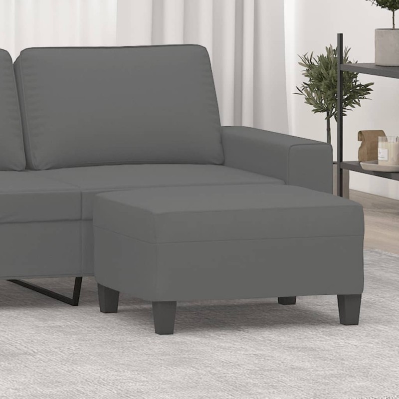 vidaXL Fußhocker Dunkelgrau 70x55x41 cm Mikrofasergewebe vidaXL Fußhocker Dunkelgrau 70x55x41 cm Mikrofasergewebe