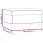 vidaXL Fußhocker Dunkelgrau 70x55x41 cm Mikrofasergewebe vidaXL Fußhocker Dunkelgrau 70x55x41 cm Mikrofasergewebe