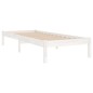 vidaXL Massivholzbett Weiß 75x190 cm vidaXL Massivholzbett Weiß 75x190 cm