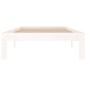 vidaXL Massivholzbett Weiß 90x190 cm vidaXL Massivholzbett Weiß 90x190 cm