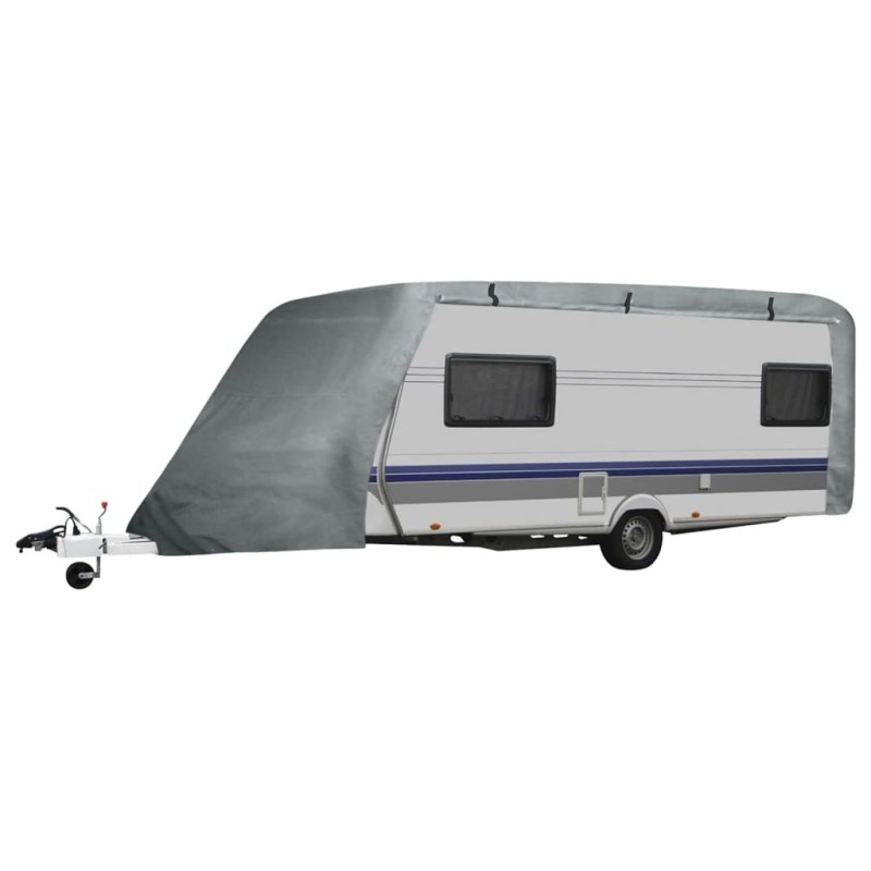 vidaXL Wohnwagen-Abdeckung Grau Gr. L vidaXL Wohnwagen-Abdeckung Grau Gr. L
