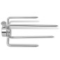 vidaXL BBQ Rotisserie Spießgabeln 2 Stk Stahl vidaXL BBQ Rotisserie Spießgabeln 2 Stk Stahl