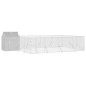 vidaXL Outdoor-Hundezwinger mit Dach Silbern 6x6x2,5m Verzinkter Stahl vidaXL Outdoor-Hundezwinger mit Dach Silbern 6x6x2,5m Verzinkter Stahl