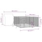 vidaXL Outdoor-Hundezwinger mit Dach Silbern 6x6x2,5m Verzinkter Stahl vidaXL Outdoor-Hundezwinger mit Dach Silbern 6x6x2,5m Verzinkter Stahl
