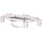 vidaXL Massivholzbett 75x190 cm vidaXL Massivholzbett 75x190 cm