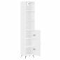 vidaXL Highboard Weiß 34,5x34x180 cm Holzwerkstoff vidaXL Highboard Weiß 34,5x34x180 cm Holzwerkstoff