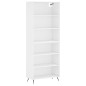 vidaXL Highboard Weiß 69,5x32,5x180 cm Holzwerkstoff vidaXL Highboard Weiß 69,5x32,5x180 cm Holzwerkstoff