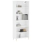 vidaXL Highboard Weiß 69,5x32,5x180 cm Holzwerkstoff vidaXL Highboard Weiß 69,5x32,5x180 cm Holzwerkstoff