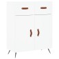 vidaXL Highboard Weiß 69,5x34x180 cm Holzwerkstoff vidaXL Highboard Weiß 69,5x34x180 cm Holzwerkstoff