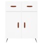 vidaXL Highboard Weiß 69,5x34x180 cm Holzwerkstoff vidaXL Highboard Weiß 69,5x34x180 cm Holzwerkstoff