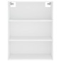 vidaXL Highboard Weiß 69,5x34x180 cm Holzwerkstoff vidaXL Highboard Weiß 69,5x34x180 cm Holzwerkstoff