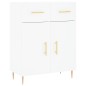 vidaXL Highboard Weiß 69,5x34x180 cm Holzwerkstoff vidaXL Highboard Weiß 69,5x34x180 cm Holzwerkstoff