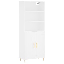 vidaXL Highboard Weiß 69,5x34x180 cm Holzwerkstoff