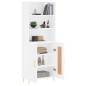 vidaXL Highboard Weiß 69,5x34x180 cm Holzwerkstoff vidaXL Highboard Weiß 69,5x34x180 cm Holzwerkstoff