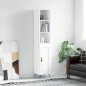vidaXL Highboard Weiß 34,5x34x180 cm Holzwerkstoff vidaXL Highboard Weiß 34,5x34x180 cm Holzwerkstoff