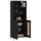 vidaXL Highboard Schwarz 69,5x34x180 cm Holzwerkstoff vidaXL Highboard Schwarz 69,5x34x180 cm Holzwerkstoff