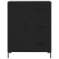 vidaXL Highboard Schwarz 69,5x34x180 cm Holzwerkstoff vidaXL Highboard Schwarz 69,5x34x180 cm Holzwerkstoff