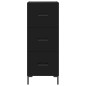vidaXL Highboard Schwarz 34,5x34x180 cm Holzwerkstoff vidaXL Highboard Schwarz 34,5x34x180 cm Holzwerkstoff