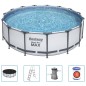 Bestway Pool-Set Steel Pro MAX Rund 457x122 cm Bestway Pool-Set Steel Pro MAX Rund 457x122 cm