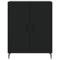 vidaXL Highboard Schwarz 69,5x34x180 cm Holzwerkstoff vidaXL Highboard Schwarz 69,5x34x180 cm Holzwerkstoff