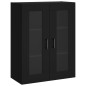 vidaXL Highboard Schwarz 69,5x34x180 cm Holzwerkstoff vidaXL Highboard Schwarz 69,5x34x180 cm Holzwerkstoff