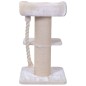Quapas! Kratzbaum Ruffles Creme 60x60x115 cm Quapas! Kratzbaum Ruffles Creme 60x60x115 cm