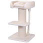 Quapas! Kratzbaum Ruffles Creme 60x60x115 cm Quapas! Kratzbaum Ruffles Creme 60x60x115 cm