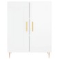 vidaXL Highboard Hochglanz-Weiß 69,5x34x180 cm Holzwerkstoff vidaXL Highboard Hochglanz-Weiß 69,5x34x180 cm Holzwerkstoff