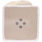 Quapas! Kratzbaum Ruffles Creme 60x60x115 cm Quapas! Kratzbaum Ruffles Creme 60x60x115 cm