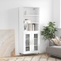 vidaXL Highboard Weiß 69,5x34x180 cm Holzwerkstoff vidaXL Highboard Weiß 69,5x34x180 cm Holzwerkstoff