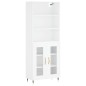 vidaXL Highboard Weiß 69,5x34x180 cm Holzwerkstoff vidaXL Highboard Weiß 69,5x34x180 cm Holzwerkstoff