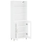 vidaXL Highboard Weiß 69,5x34x180 cm Holzwerkstoff vidaXL Highboard Weiß 69,5x34x180 cm Holzwerkstoff