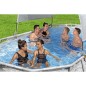 Bestway Sonnendach für Aufstellpools Weiß Bestway Sonnendach für Aufstellpools Weiß