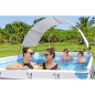 Bestway Sonnendach für Aufstellpools Weiß Bestway Sonnendach für Aufstellpools Weiß