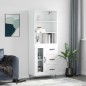 vidaXL Highboard Weiß 69,5x34x180 cm Holzwerkstoff vidaXL Highboard Weiß 69,5x34x180 cm Holzwerkstoff